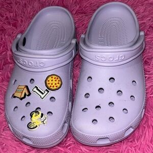 Crocs + Shoe Charms Women Size 9